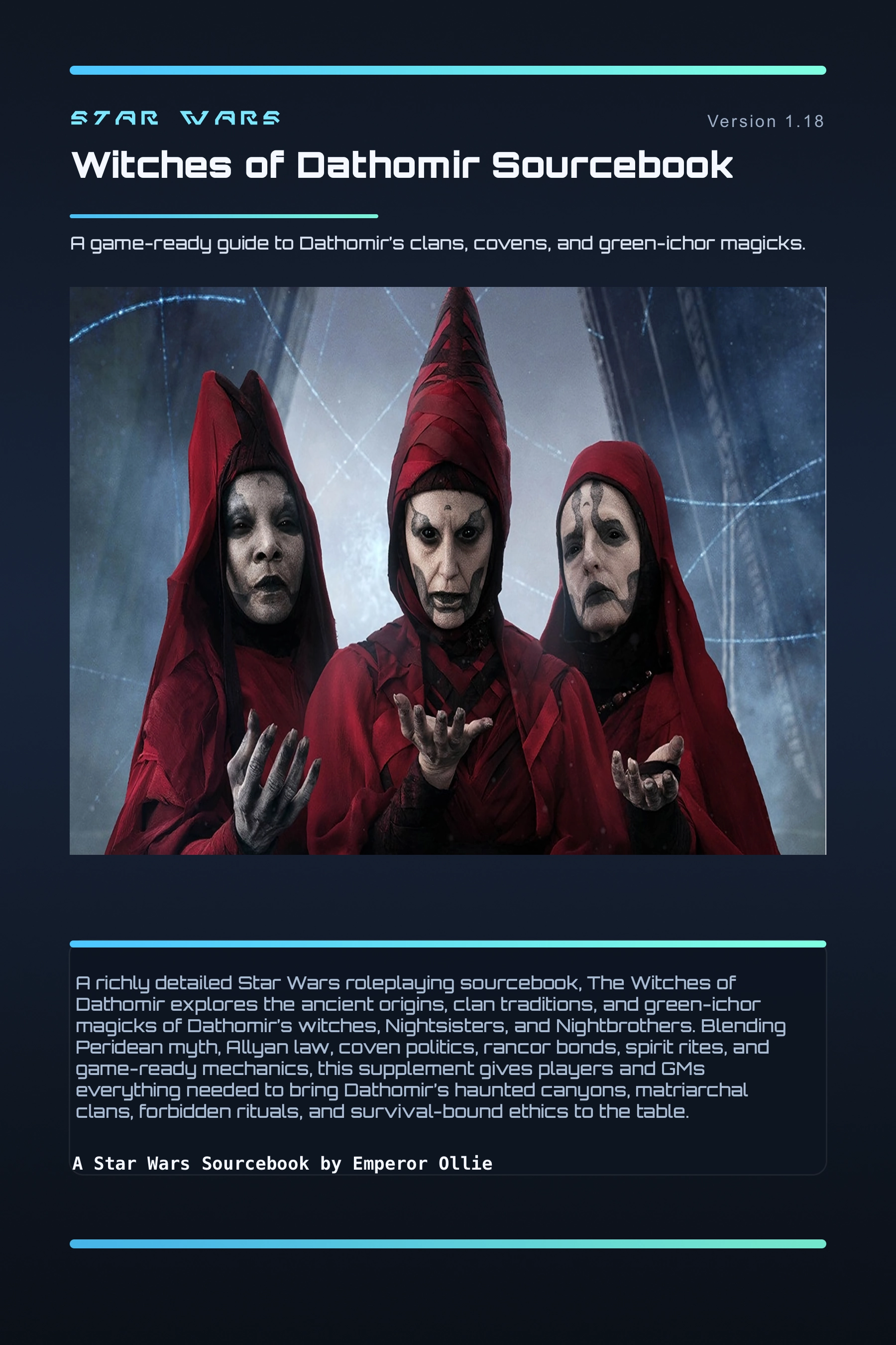 The Witches of Dathomir Sourcebook